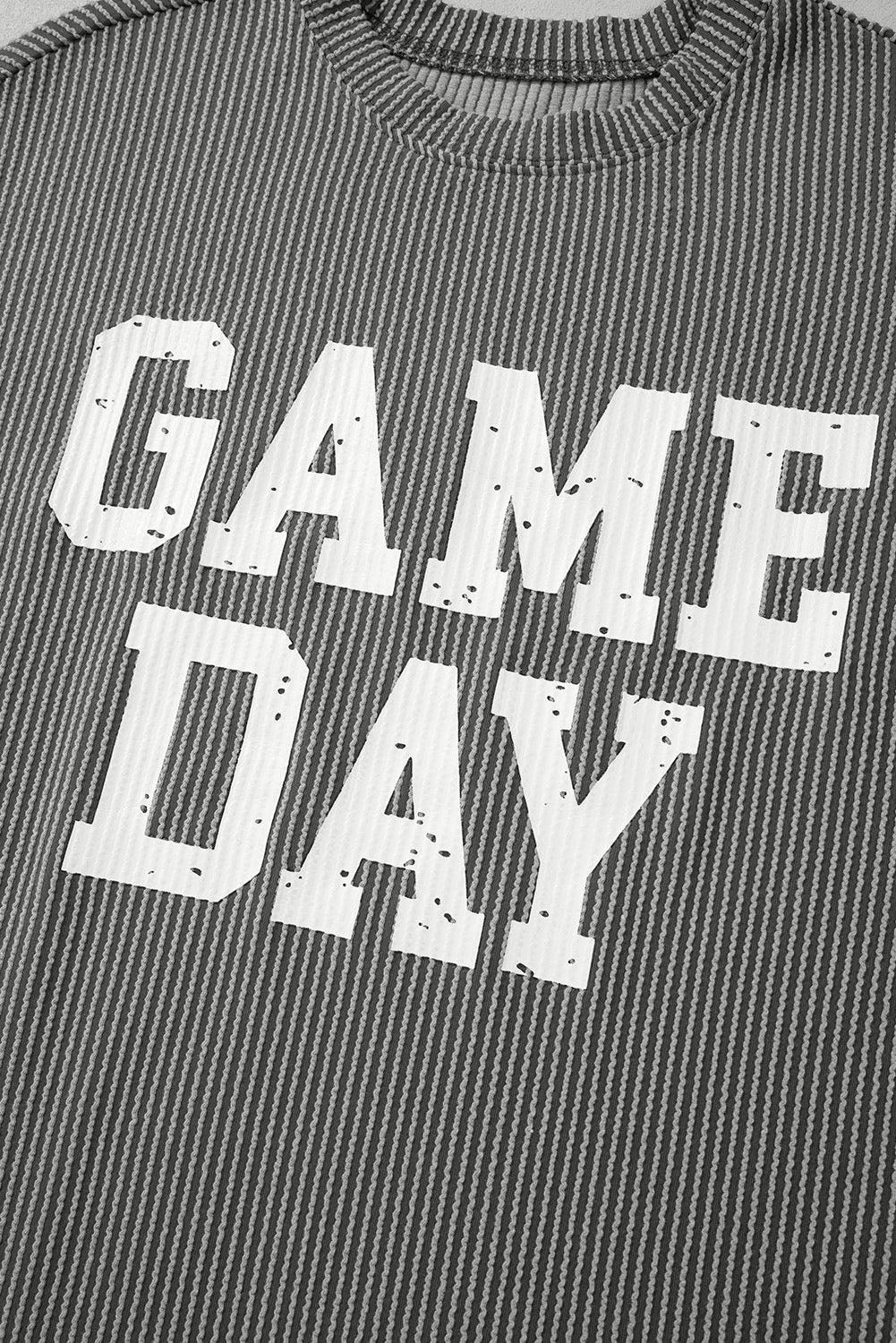 Game Day Long Sleeve Top -Dark Grey