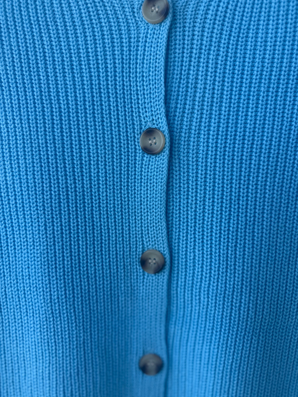 Blissful Blue Knit Sweater Vest