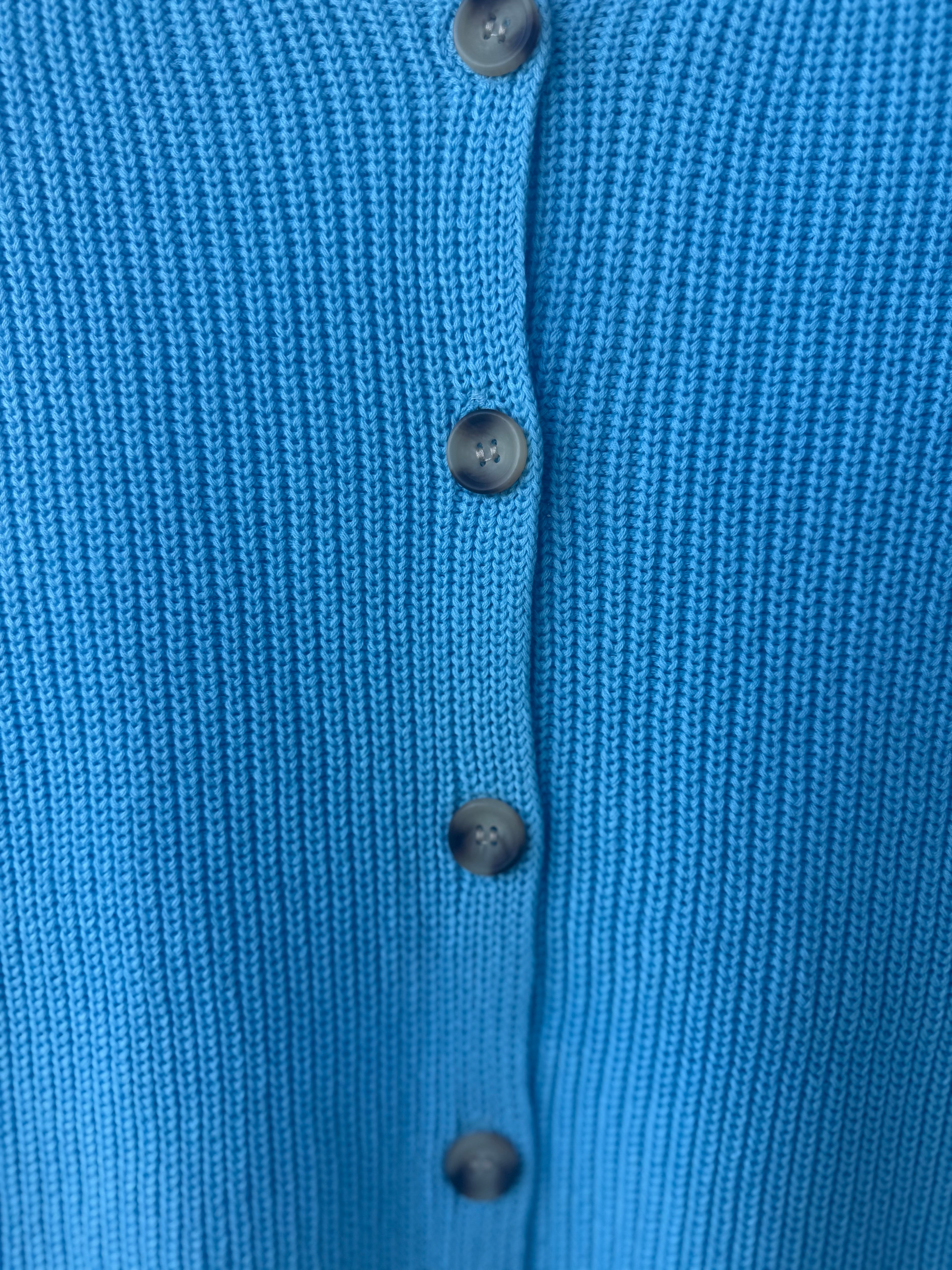 Blissful Blue Knit Sweater Vest