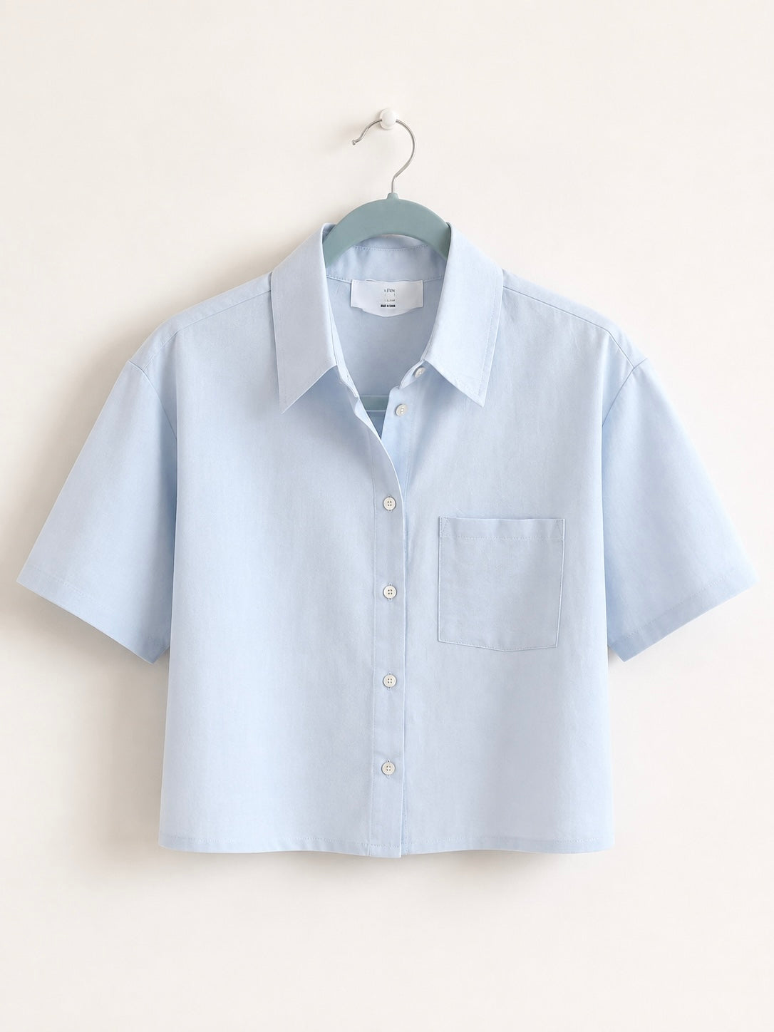 Sweet Blue Button Down Top