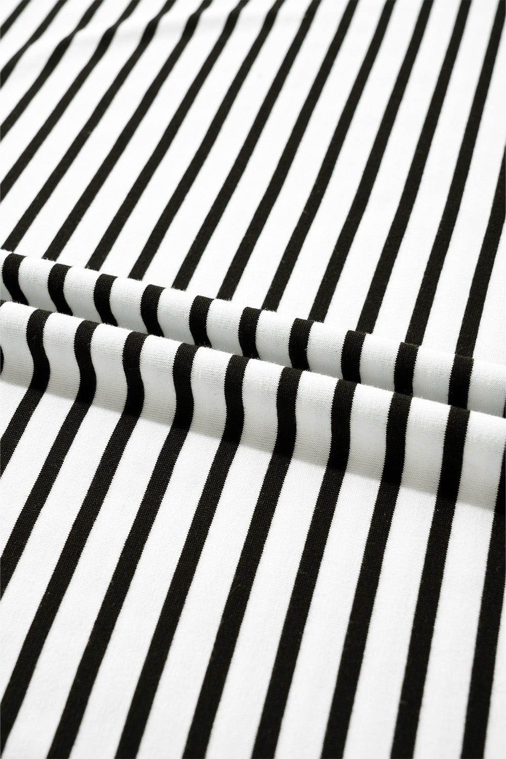 Striped Pocket Tank - Black