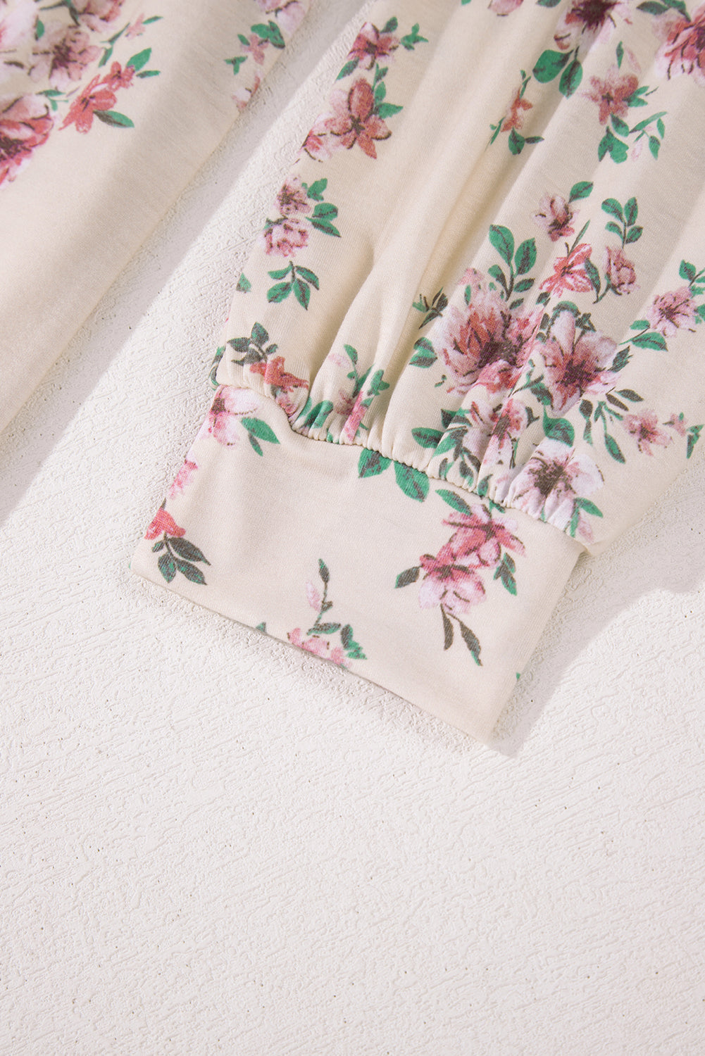 Pink Floral Loose Fit Blouse
