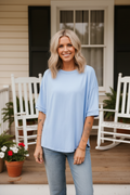 Half Sleeve High Low Tee